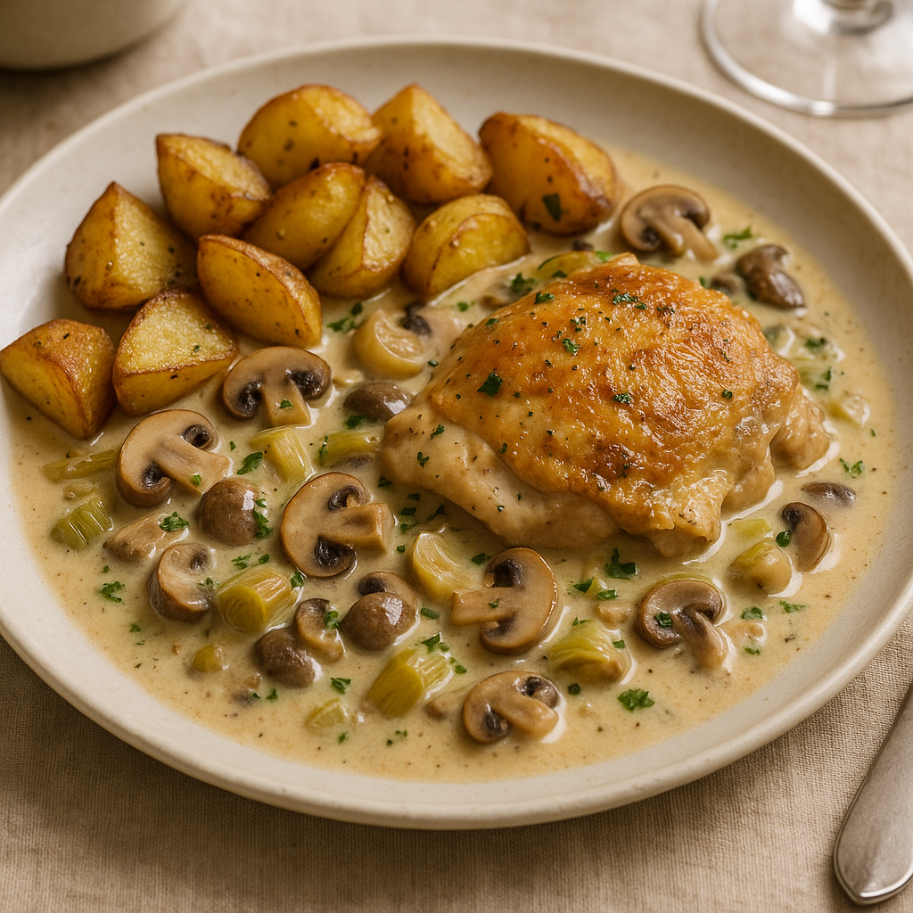 Coq au Vin Blanc